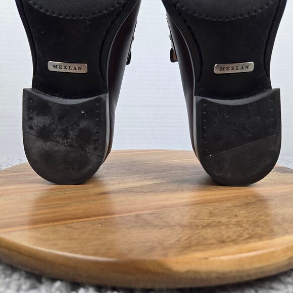 Mezlan Mens 9M Trento Brown Leather Slip On Business Casual Daily Penny Loafer - Picture 10 of 13